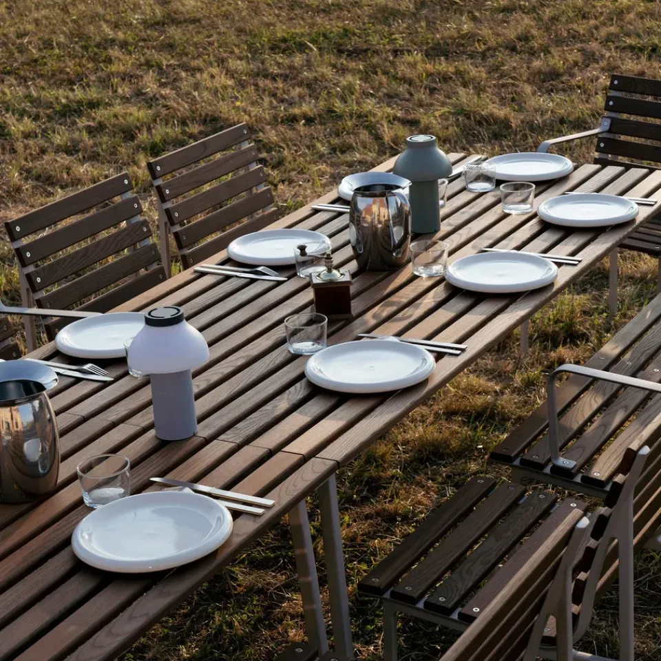 HAY Table For Outdoor Use*Traverse dining table, Oiled ash, 190 cm Brown