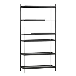 Woud Shelves & Shelving Systems*Tray shelf high oak, 100x201 cm, Style 2 Black