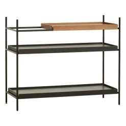 Woud Shelves & Shelving Systems*Tray shelf low walnut, 81x100 cm, Style 3 BrownBlack