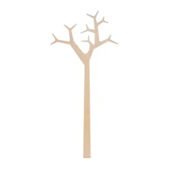 Swedese Clothes Racks, Coat Stands & Hangers*Tree wall wall-mounted coat rack Special Edition 194 cm, White pigmented pine Brown