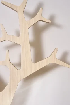 Swedese Clothes Racks, Coat Stands & Hangers*Tree wall wall-mounted coat rack Special Edition 194 cm, White pigmented pine Brown