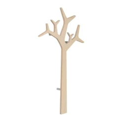 Swedese Clothes Racks, Coat Stands & Hangers*Tree wall wall-mounted coat hanger Special Edition 134 cm, White pigmented pine Brown