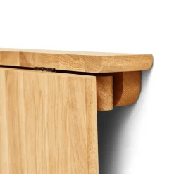 Form & Refine Side Tables*Trefoil wall-mounted table, Oak Brown