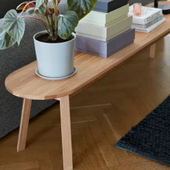 HAY Benches*Triangle Leg bench, Oiled oak 150 cm Beige
