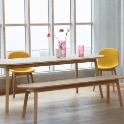 HAY Benches*Triangle Leg bench, Oiled oak 200 cm Beige
