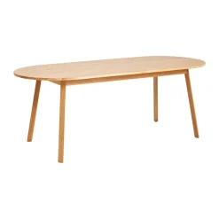 HAY Dining Tables*Triangle Leg dining table, Oiled oak, 200x85 cm Beige