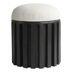 101 Copenhagen Stools*Tribu stool linen, Coffee-white chalk BrownBlack
