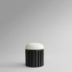 101 Copenhagen Stools*Tribu stool linen, Coffee-white chalk BrownBlack