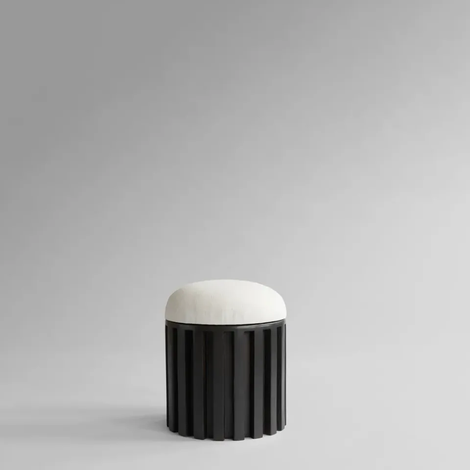 101 Copenhagen Stools*Tribu stool linen, Coffee-white chalk BrownBlack