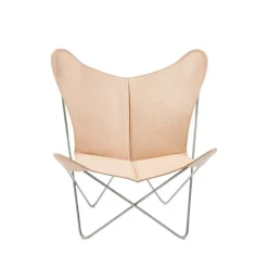 OX Denmarq Armchairs & Footstools*Trifolium bat armchair, Leather nature Beige