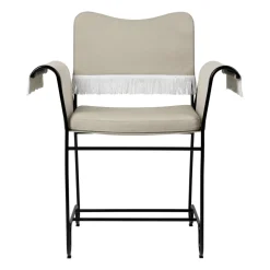 GUBI Balcony Furniture*Tropique chair with fringe, -Leslie 12 Black