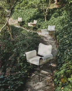 GUBI Balcony Furniture*Tropique chair with fringe, -Leslie 12 Black