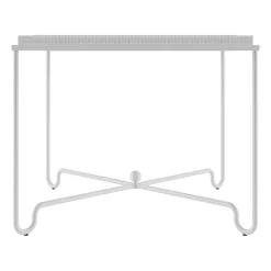 GUBI Table For Outdoor Use*Tropique table 90x90x75 cm, Classic semi matt White