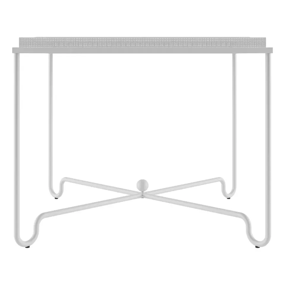GUBI Table For Outdoor Use*Tropique table 90x90x75 cm, Classic semi matt White