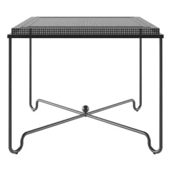 GUBI Table For Outdoor Use*Tropique table 90x90x75 cm, Classic Black
