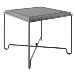 GUBI Table For Outdoor Use*Tropique table 90x90x75 cm, Classic Black