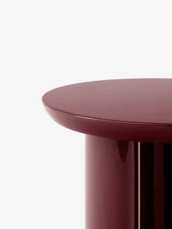 &Tradition Side Tables*Tung JA3 side table, burgundy Red
