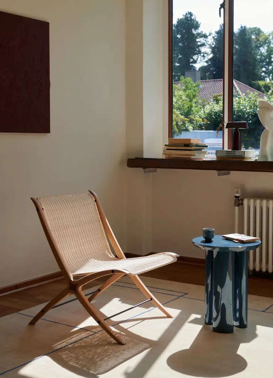 &Tradition Side Tables*Tung JA3 side table, Steel Blue