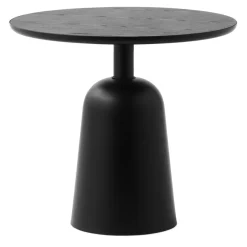 Normann Copenhagen Side Tables*Turn adjustable table Ø55 cm, Black
