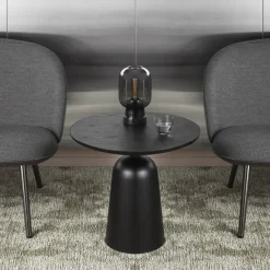 Normann Copenhagen Side Tables*Turn adjustable table Ø55 cm, Black