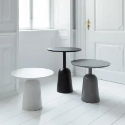 Normann Copenhagen Side Tables*Turn adjustable table Ø55 cm, warm Grey
