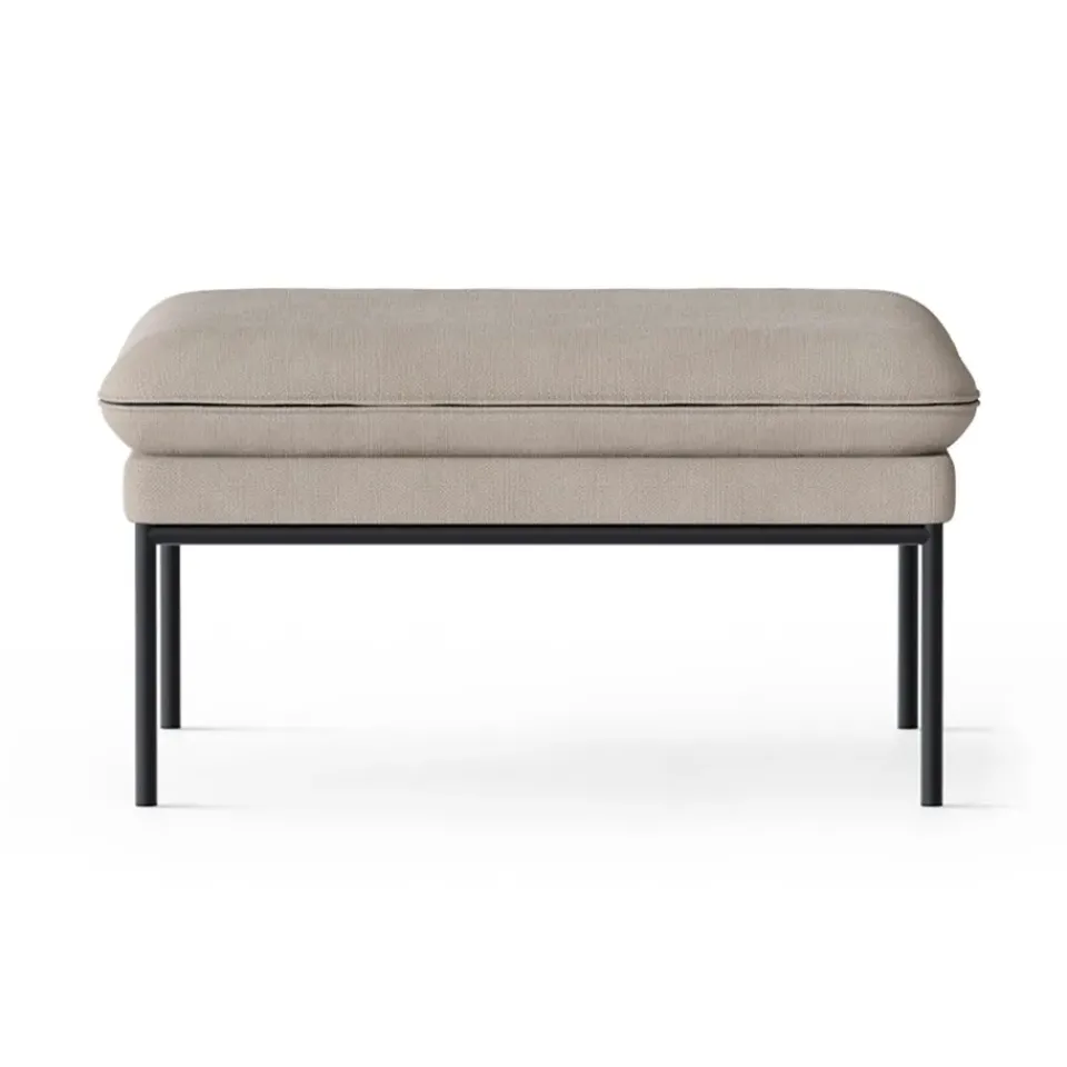 Ferm Living Sitting Poufs*Turn pouf sit pouf, Cotton linen natural Beige