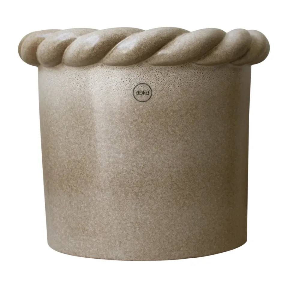 DBKD Garden Details & Accessories*Twine flower pot Ø22 cm, Beige