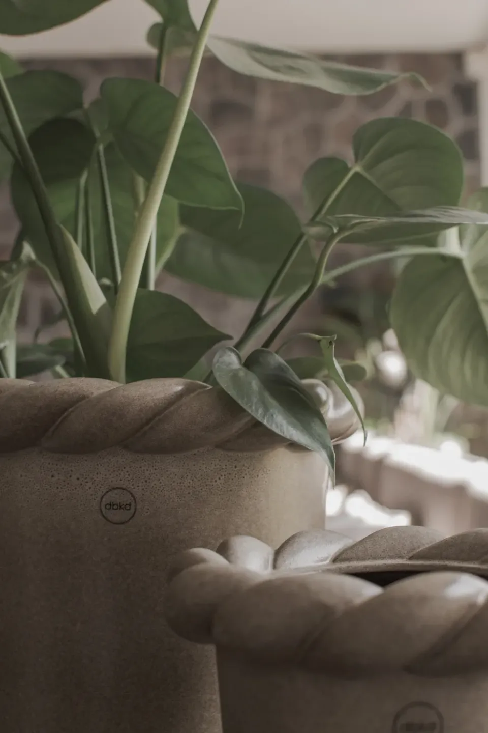 DBKD Garden Details & Accessories*Twine flower pot Ø22 cm, Beige