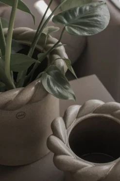 DBKD Garden Details & Accessories*Twine flower pot Ø22 cm, Beige