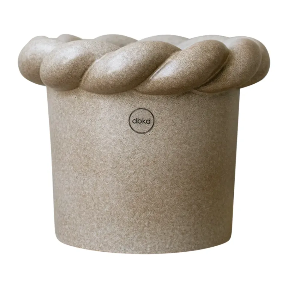 DBKD Garden Details & Accessories*Twine flower pot Ø14 cm, Beige
