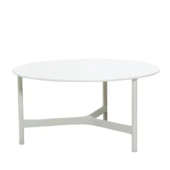 Cane-line Table For Outdoor Use|Outdoor Lounge Furniture*Twist coffee table large Ø90 cm, - White