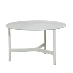 Cane-line Table For Outdoor Use|Outdoor Lounge Furniture*Twist coffee table medium Ø70 cm, - White
