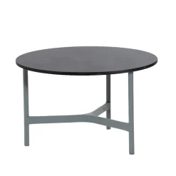 Cane-line Table For Outdoor Use|Outdoor Lounge Furniture*Twist coffee table medium Ø70 cm, Dark -light Grey