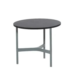 Cane-line Table For Outdoor Use|Outdoor Lounge Furniture*Twist coffee table small Ø45 cm, Dark -light Grey
