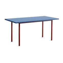 HAY Dining Tables*Two-Colour dining table 82x160 cm, Maroon red-blue RedBlue