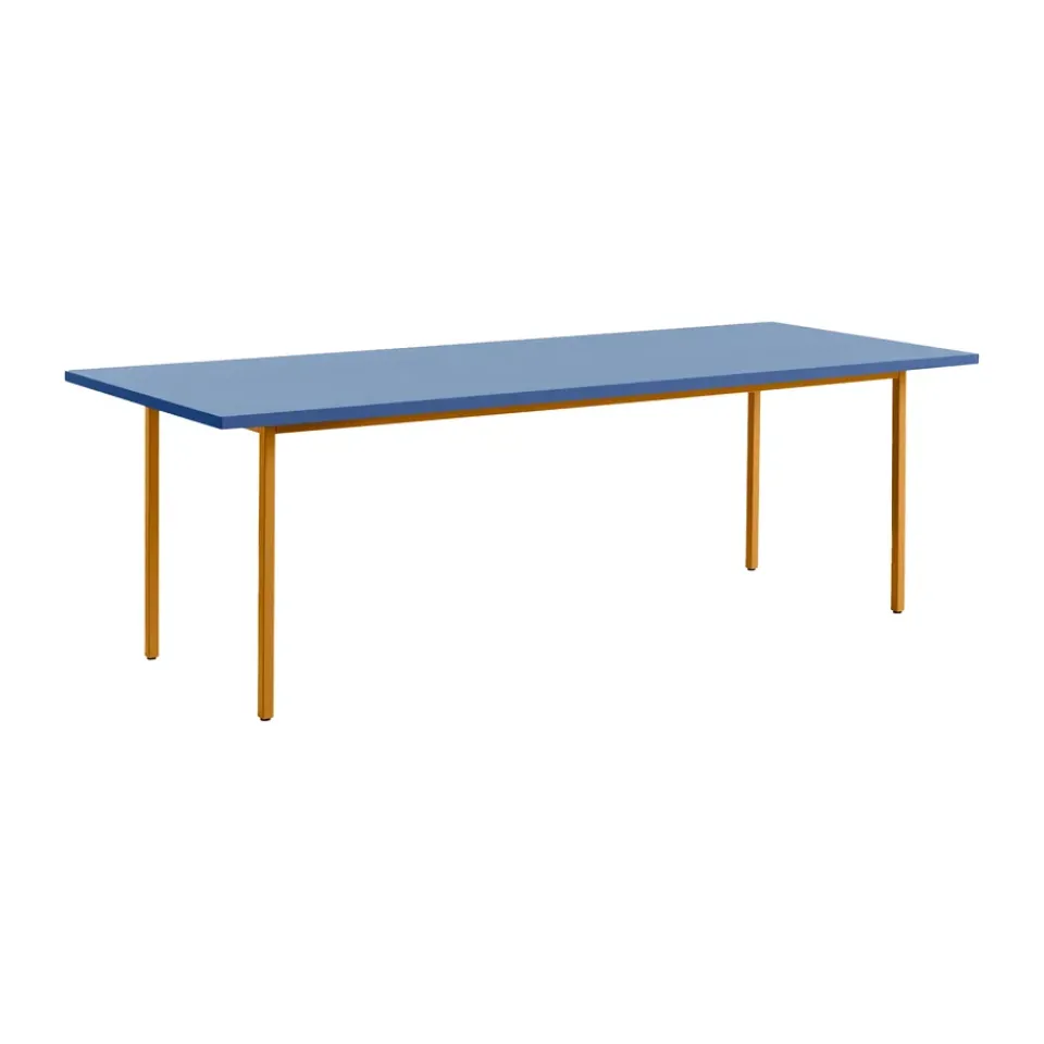 HAY Dining Tables*Two-Colour dining table 90x240 cm, Ochre-blue YellowBlue