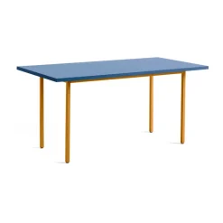 HAY Dining Tables*Two-Colour dining table 82x160 cm, Ochre-blue YellowBlue