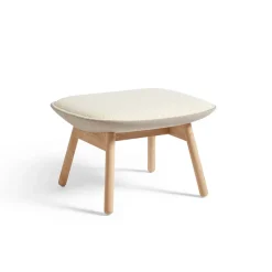 HAY Armchairs & Footstools*Uchiwa ottoman, Cream A5-oak-Canvas 244 Beige
