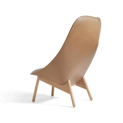 HAY Armchairs & Footstools*Uchiwa Quilt lounge chair, Bolgheri lgg60 melange-oak-Sense nougat Beige