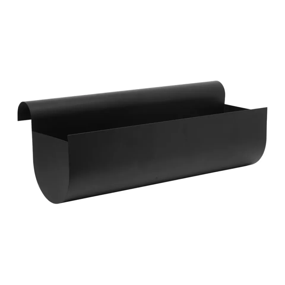 Ferm Living Balcony Furniture*Uma balcony box large 60 cm, Black