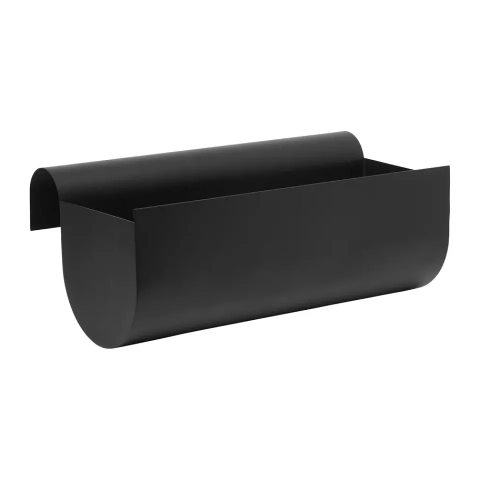 Ferm Living Balcony Furniture*Uma balcony box medium 45 cm, Black
