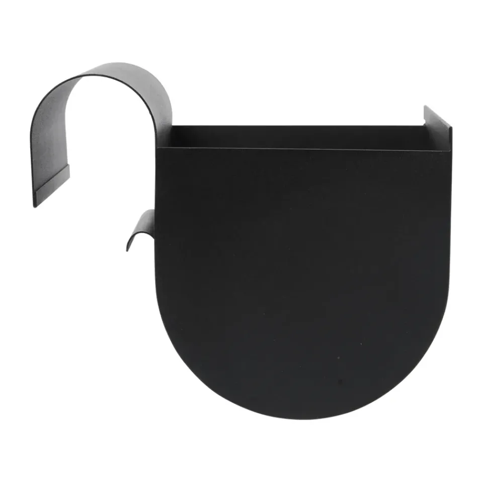 Ferm Living Balcony Furniture*Uma balcony planter small 20 cm, Black