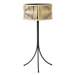 Audo Copenhagen Garden Details & Accessories*Umanoff planter flower box rattan-steel, h69 cm Ø36,5 cm Beige