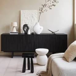 URBAN NATURE CULTURE Side Tables*Umi side table Ø37x44 cm, Off White
