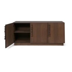 Ferm Living Dressers & Sideboards*Unda sideboard 146x68x50 cm, Dark Stained Oak Brown