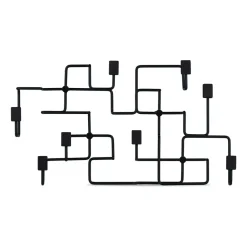 Gejst Clothes Racks, Coat Stands & Hangers*Underground hanger, - stained oak Black