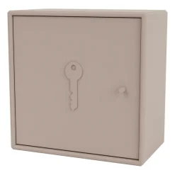 Montana Display & Glass Cabinets*UNLOCK Key cabinet 35.4x35.4 cm, Mushroom Beige