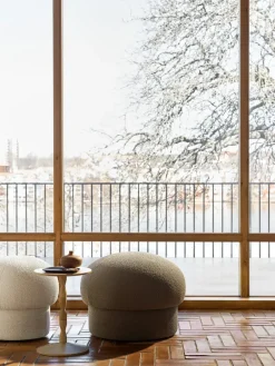 Design House Stockholm Sitting Poufs*Uno pouf Ø65 cm, Brown