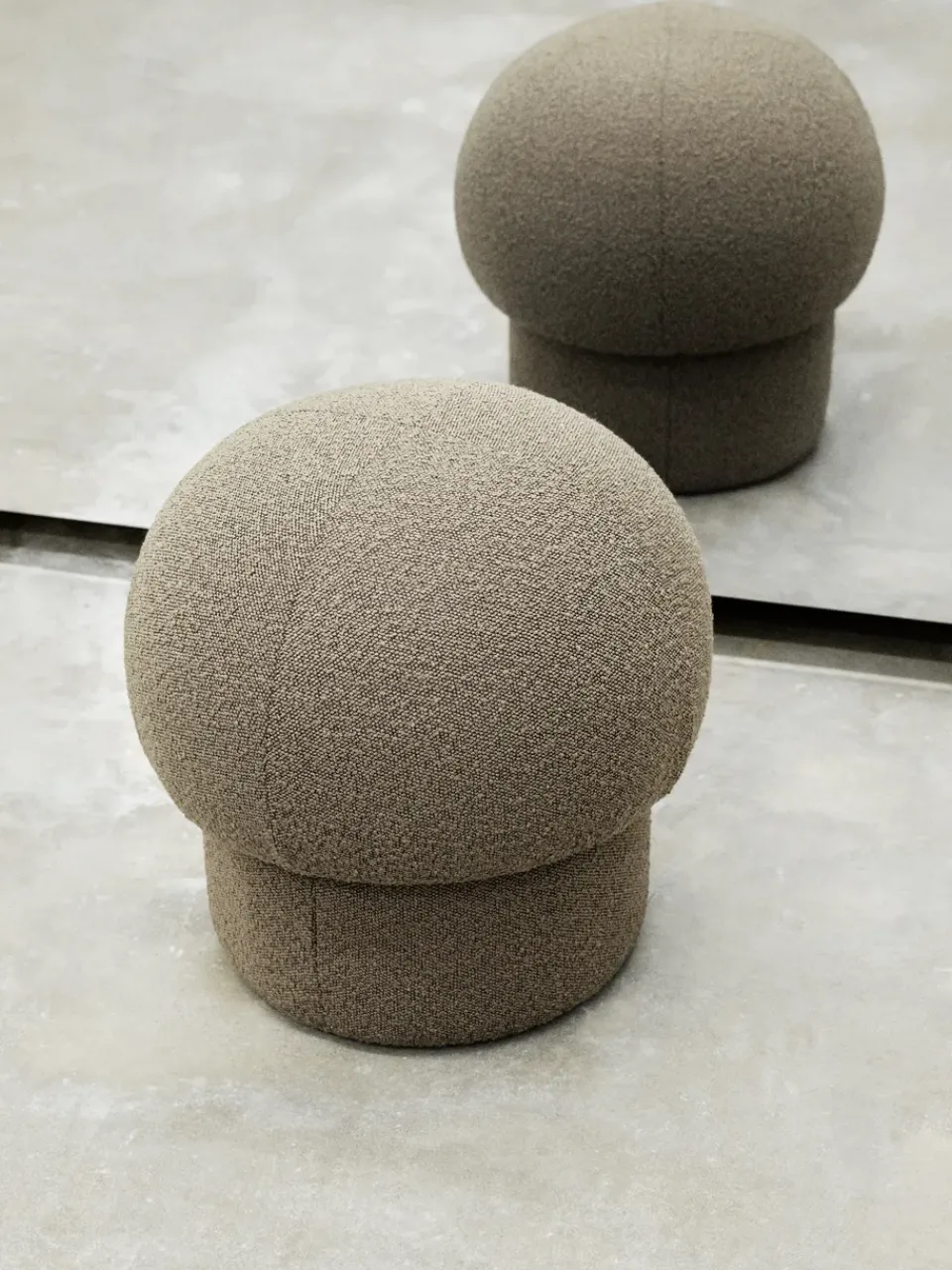 Design House Stockholm Sitting Poufs*Uno pouf Ø50 cm, Brown