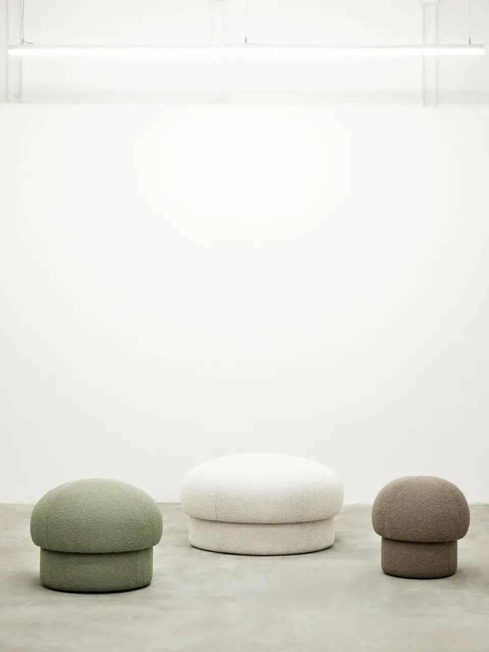 Design House Stockholm Sitting Poufs*Uno pouf Ø50 cm, Brown